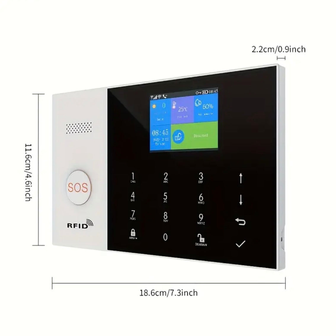 PGST 105 GSM WiFi Alarm System for Home Security, Wireless Smart Alarm- PGST 105 GSM Système d'Alarme WiFi pour Sécurité Domestique, Alarme Intelligente Sans Fil