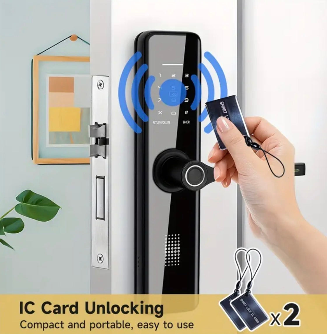 Smart Door Lock with application ✅ Serrure de porte intelligente avec application