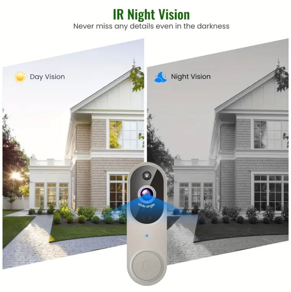 Wireless Wi-Fi Video Doorbell-Sonnette Vidéo Sans fil Wifi