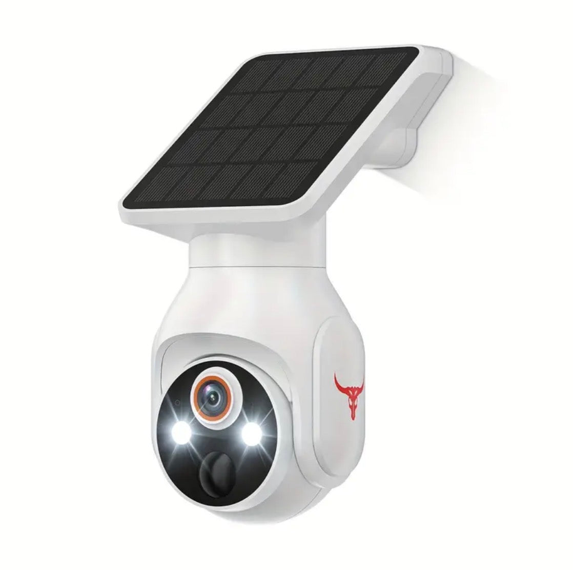 Panoramic Camera with Solar Panel, WiFi Home Camera with Night Vision – 24/7 Wireless Security -Caméra Panoramique avec panneau solaire, Caméra Wifi pour la maison à vision nocturne – Sécurité 24h/24 Sans Fil