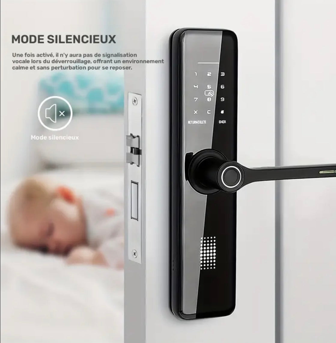 Smart Door Lock with application ✅ Serrure de porte intelligente avec application