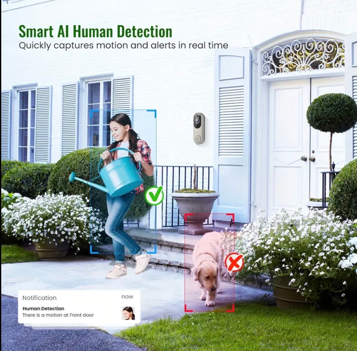 Wireless Wi-Fi Video Doorbell-Sonnette Vidéo Sans fil Wifi