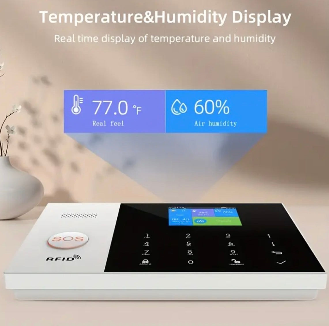 PGST 105 GSM WiFi Alarm System for Home Security, Wireless Smart Alarm- PGST 105 GSM Système d'Alarme WiFi pour Sécurité Domestique, Alarme Intelligente Sans Fil