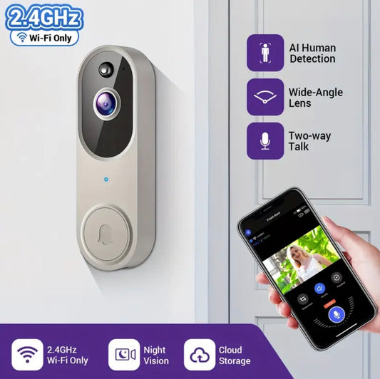 Wireless Wi-Fi Video Doorbell-Sonnette Vidéo Sans fil Wifi