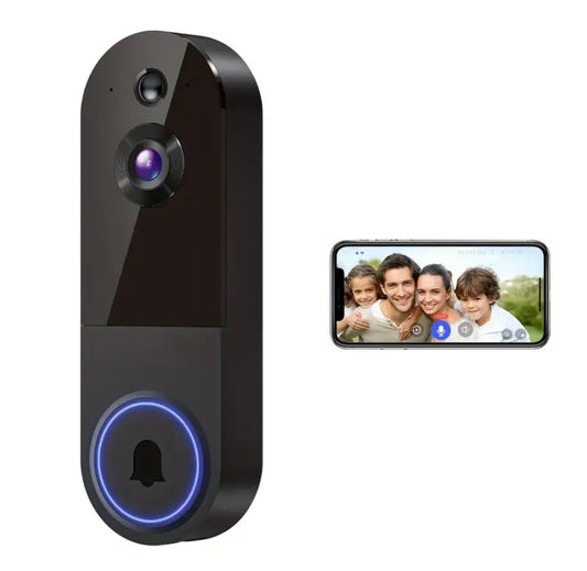 Wireless Wi-Fi Video Doorbell – Security and Convenience at Your Fingertips -Sonnette Vidéo Sans Fil - Sécurité et Confort à portée de Main
