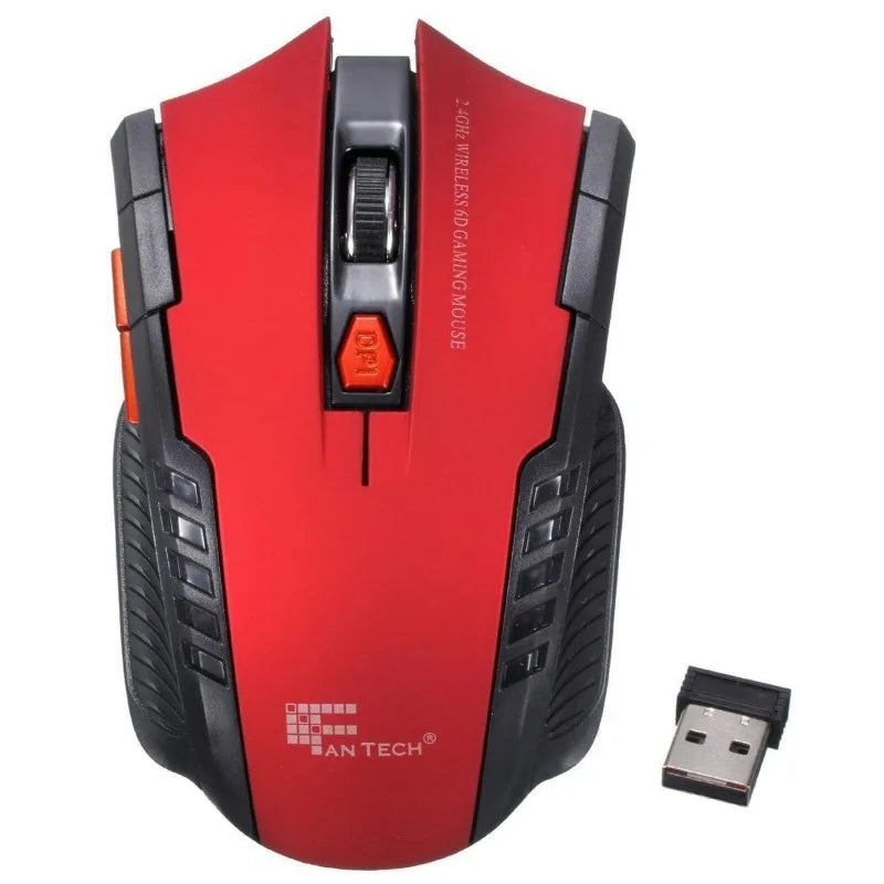 Mini Portable Mouse Mice 2.4GHz Wireless Optical Game Mouse for PC Laptop Computer USB Receiver