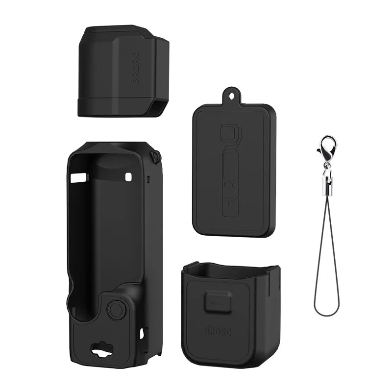 Case for DJI OSMO Pocket 3 Silicone Protective Cover Anti-Scratch Lens Cap Protector for Pocket3 Case Camera Shell Accessories