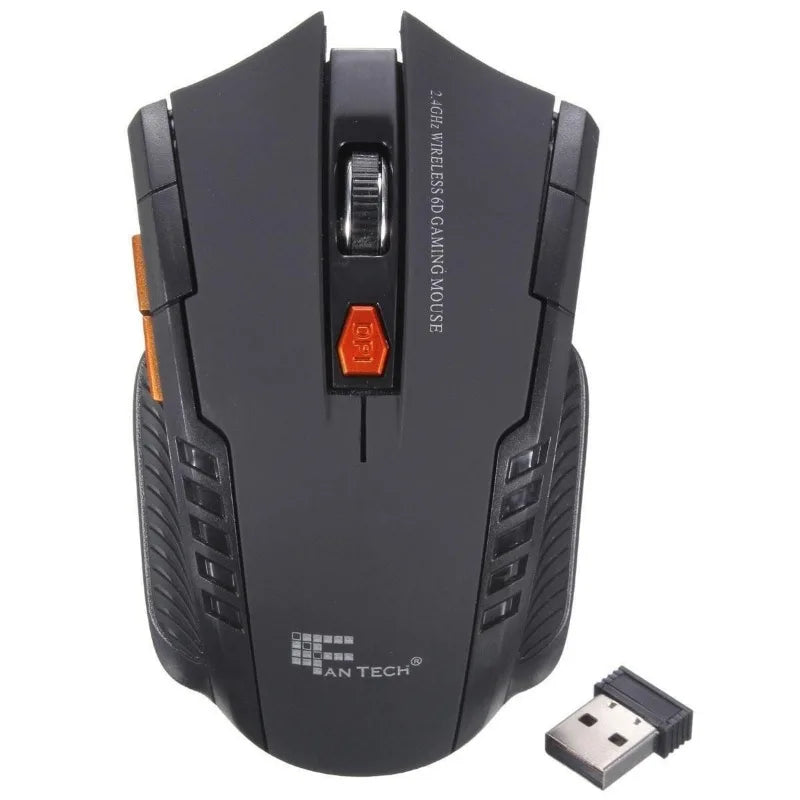 Mini Portable Mouse Mice 2.4GHz Wireless Optical Game Mouse for PC Laptop Computer USB Receiver