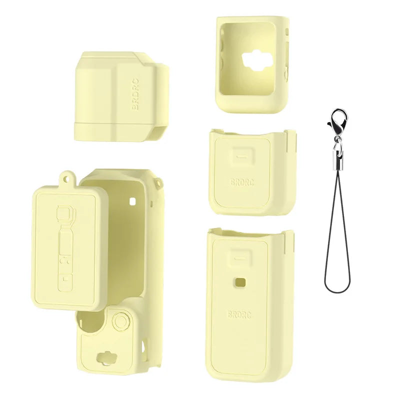 Case for DJI OSMO Pocket 3 Silicone Protective Cover Anti-Scratch Lens Cap Protector for Pocket3 Case Camera Shell Accessories